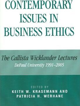 Libro Contemporary Issues In Business Ethics - Keith W. K...