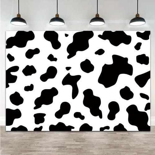 ~? Cow Party Photography Backdrops Blanco Y Negro Cows Farm 