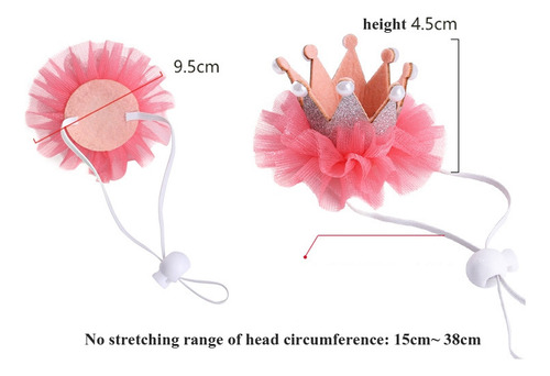 M Traje De Cumpleaños Rosa Con Forma De Globo Para Mascotas