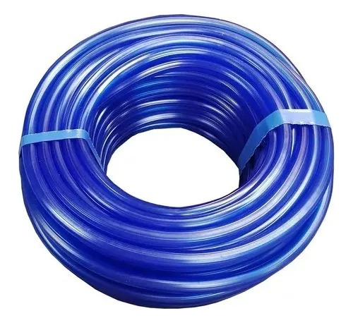 Manguera Riego Danforth Cristal Azul Pvc 1/2 X 50 Mts Jardín