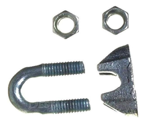 Clips Grampo P/cabo De Aco 3/16 5 Unidades