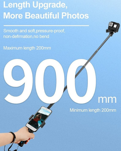 Monopod Trípode Telesin De Aluminio Para Cámara Gopro