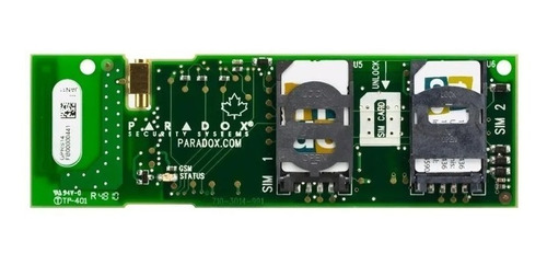 Modulo Comunicación Gsm Gprs Sms Paradox Gprs14 2 Sim Cards