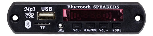 Módulo Decodificador Mp3 Usb + Bluetooth Con Control Remoto