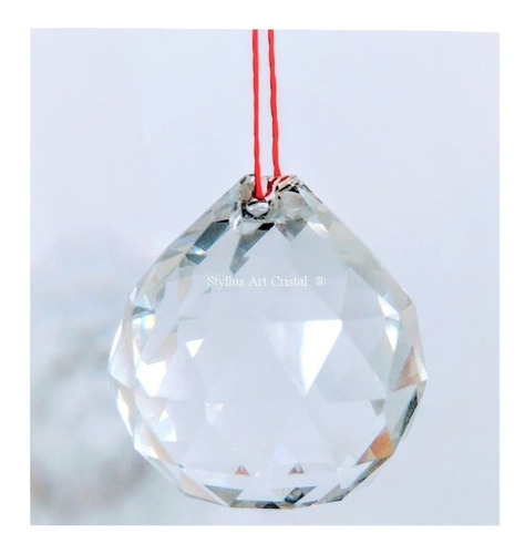 Imagem 1 de 8 de 10 Bola Cristal Asfour Esfera Feng Shui 3,0 Cm Lustres