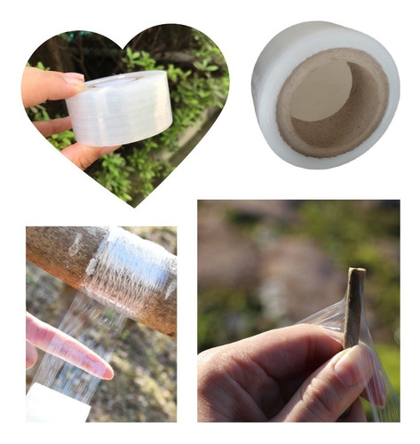 Kit 30 Fita Enxertia Rosas Deserto Estaquia Alporquia 170 Mt