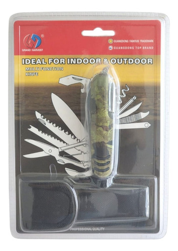Navaja Multiuso Camuflada 15 Funciones 12505 / Tcenter