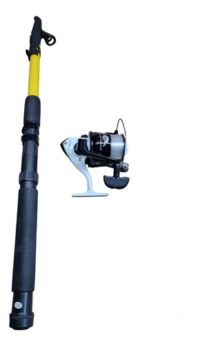 Combo Caña Mochilera 3m + Reel Niño/principiante (oferta)