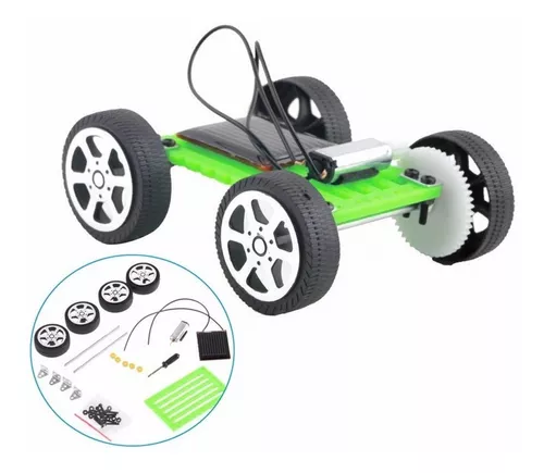 Toyvian 3 Partidas Carro Montado Brinquedo De Carros De Energia Solar  Brinquedo Educativo Carro Montar Brinquedo Jogo De Motor Jogo De Ciência