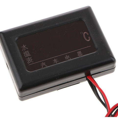 A Temperatura Del Agua De La Pantalla Digital Lcd Del Coche