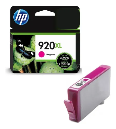 Cartucho De Tinta Hp 920xl Magenta Original Cd973al