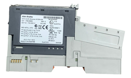 Allen Bradley 1734-oe2v + Base 1734-mb/rtb (Usado)