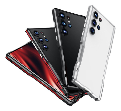 Funda Metal For Samsung Galaxy S24 Ultra S23 S22 S21 S21+