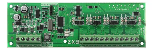 ZX8 MODULO DE EXPANSION 8 ZONAS PARA CENTRALES SP/MG/EVO PARADOX