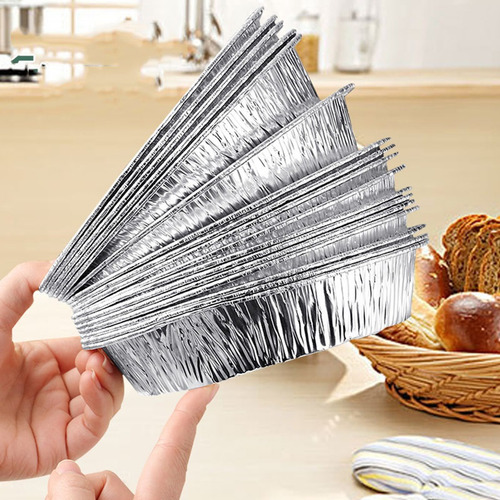Bandejas Domésticas De Papel De Aluminio (100)