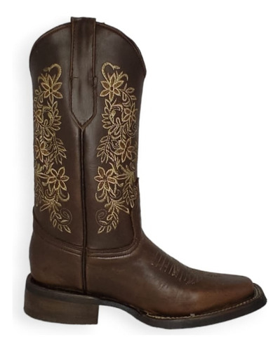 Bota Vaquera Para Dama Charolais Mal Paso Leather Boots