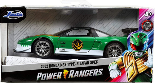 Jada Honda Nsx 2002 Power Rangers Original 1:32 Metal 13 Cm