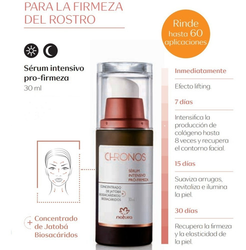 Imagen 2 de 3 de Natura Chronos Sérum Intensivo Pro Firmeza Suero