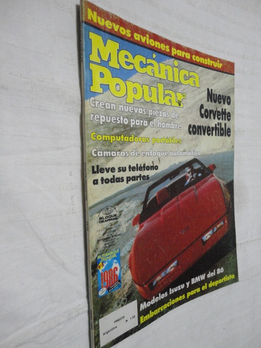 Revista Mecánica Popular Abril 1986 Corvette Convertible