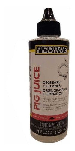 Desengrasante Limpiador Cadena Pedro's Pig Juice 120 Ml Bici