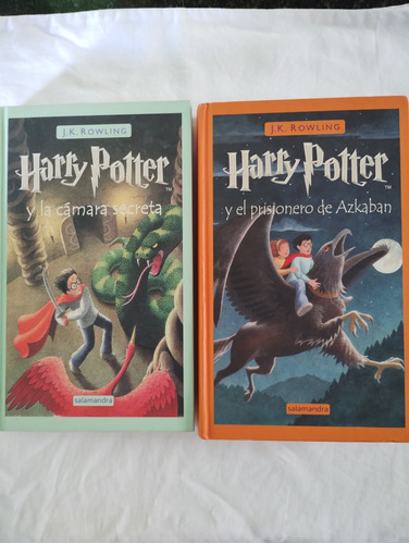 2 Libros Harry Potter El Prisionero De Azkaban Y La Cámara 