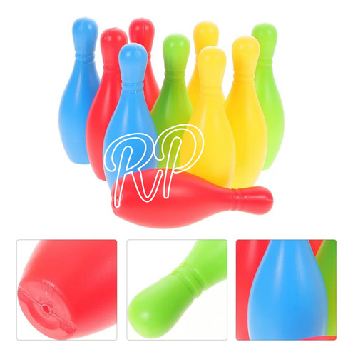 Set De Juego Mini Bowling Entrenido Juego De Mesa.