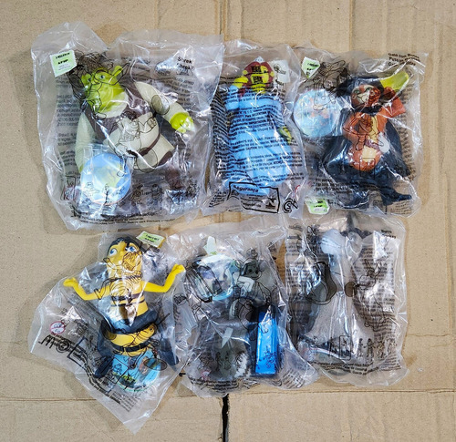 Dreamworks Mcdonalds 2008 X 6 Cerrados (Usado)