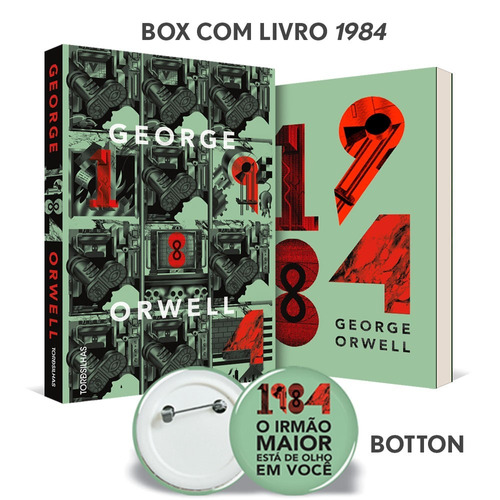 KIT 1984 COM BOTTON, de Orwell, George. Starling Alta Editora E Consultoria  Eireli, capa mole em português, 2021