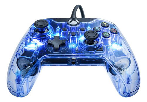 Control joystick PDP Afterglow Prismatic Manette Avec Fil blanco