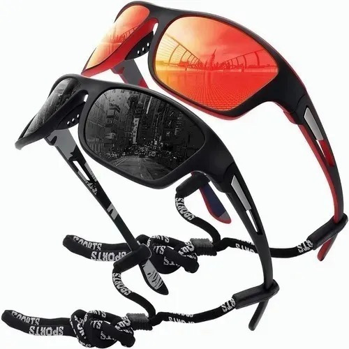 Gafas De Sol Hombre Polarizadas Pesca Viajes Conducción 2pcs