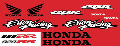 Calcomanias Stickers Honda Cbr 929