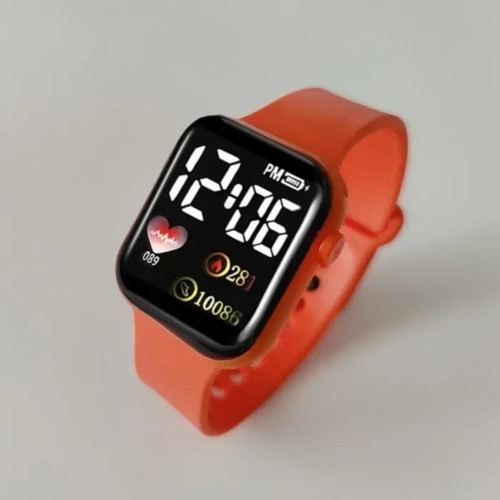 Set Reloj Digital Colores Aro Anillo De Luz Led Varios Colores Color Del Reloj