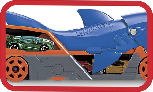 Hot Wheels Coche De Juguete Shark Chomp Transporter & 1:6...