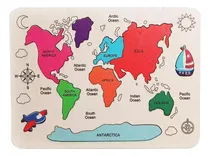 Comprar Wooden Jigsaw Puzzle Wooden World Puzzle Early Education