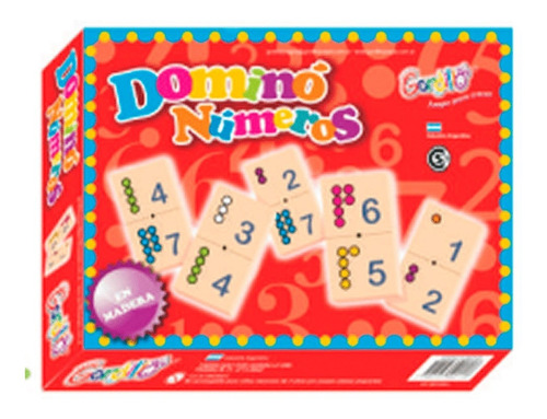 Domino Números En Madera Gordillo Mes-dom-4