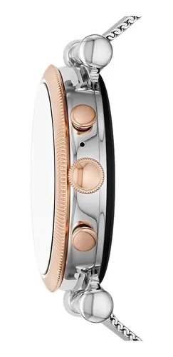 Smartwatch Fossil Gen 4 Sloan HR caja 40mm plateada malla silver