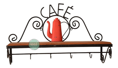 Enfeite Parede Rustico Porta Café  Xicaras Cozinha Promoção 