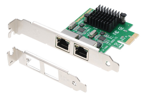 Placa De Servidor De Rede 2 Portas Gigabit 1000m Pci-e