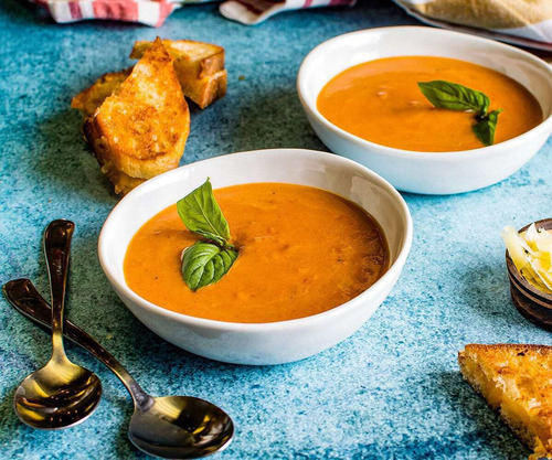 Bisque De Tomate Tostado Con Especias Saladas, Mezcla De Esp