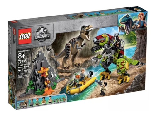 Lego Jurassic World T. Rex Vs. Dinosaurio Robótico 75938