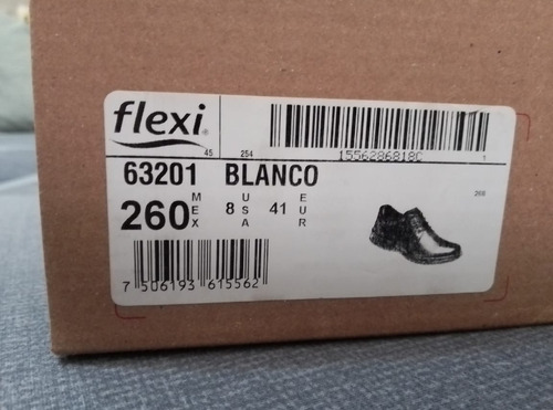 Zapatos Flexi Blancos  # 6  ( De Agujeta) $970