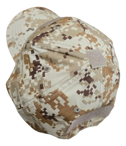 Gorra Operador Tactica Ripstop Trucker Parche Instructor Desert Pixel Unico