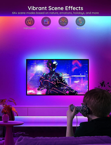 Tiras De Luces Led Govee Smart Rgbic, 10 Metros, Con Wi-fi