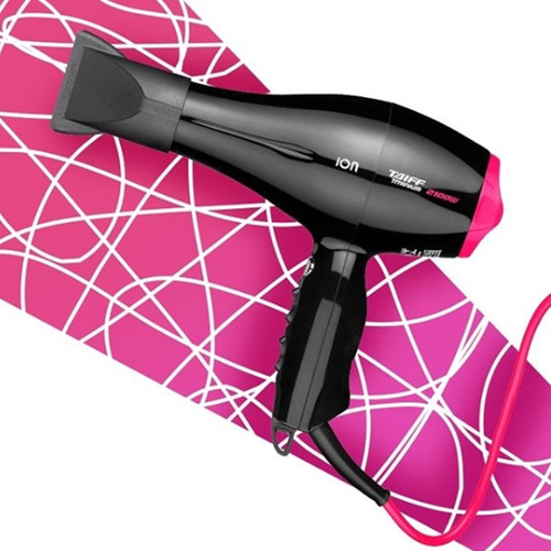 Secador Profissional Taiff Titanium 2100w Com Detalhe Rosa