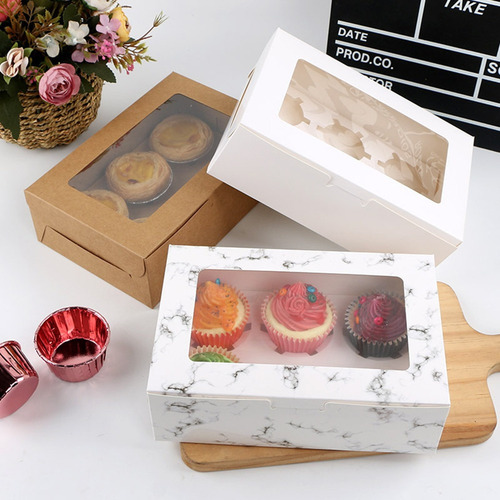 Orfi Caja De Panadería Con Ventana Con Ventana Para Regalo,
