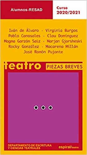 Teatro. Piezas Breves - De Álvaro, Iván; Burgos- *
