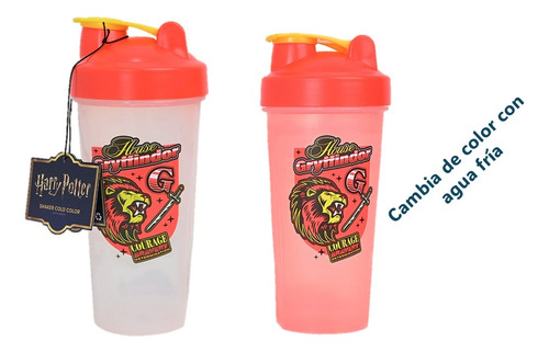 2 Shakers Gym Harry Potter Gryffindor Y Slytherin 650ml