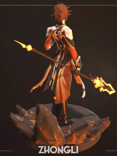 Zhong Li Genshin Impact - Custom Coleccionable