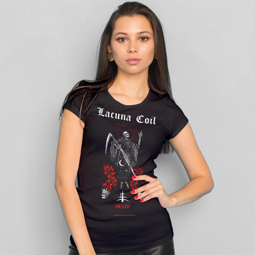Playera Lacuna Coil Tour Mex Algodon Premium Mod3