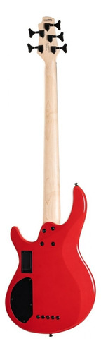 Bajo Electrico Cort c5 deluxe Candy Red 5 Cuerdas Mic Bartolini